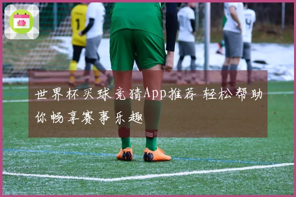 世界杯买球竞猜App推荐 轻松帮助你畅享赛事乐趣